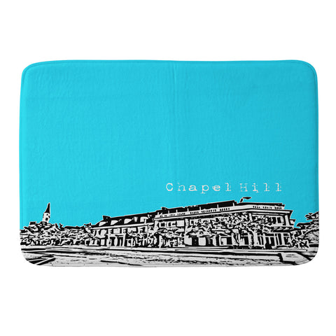 Bird Ave Chapel Hill Blue Memory Foam Bath Mat