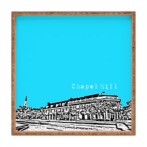 Bird Ave Chapel Hill Blue Square Tray