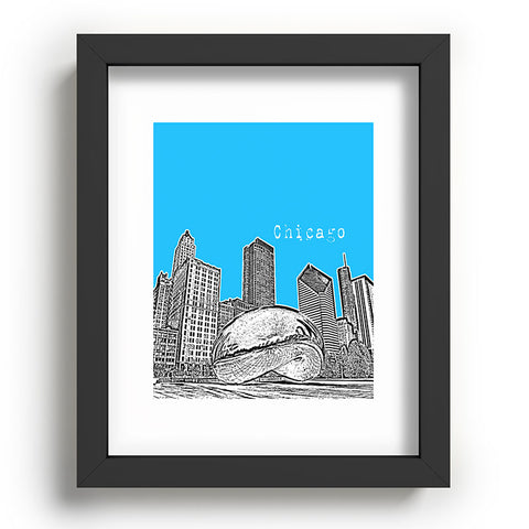 Bird Ave Chicago Illinois Blue Recessed Framing Rectangle