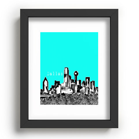 Bird Ave Dallas Aqua Recessed Framing Rectangle