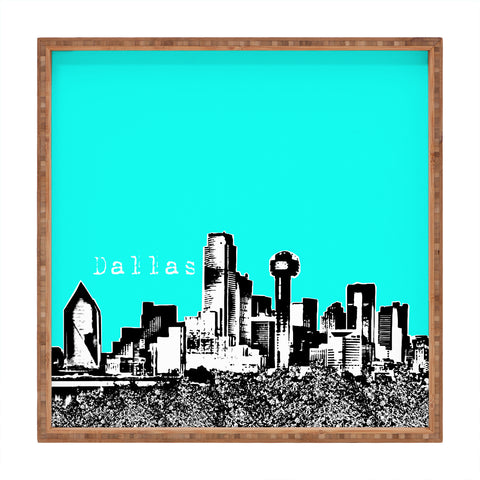 Bird Ave Dallas Aqua Square Tray