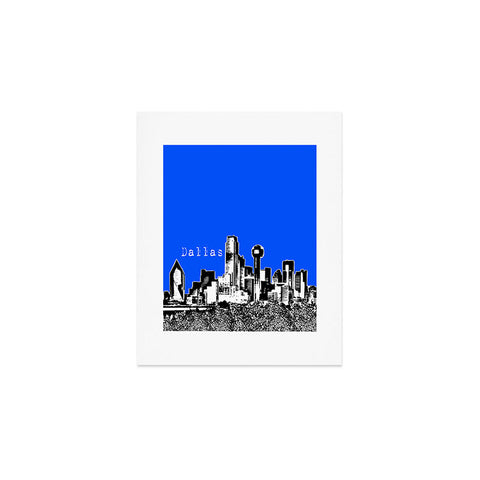 Bird Ave Dallas Royal Art Print