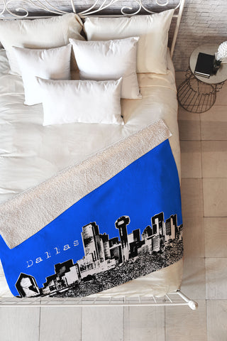 Bird Ave Dallas Royal Fleece Throw Blanket