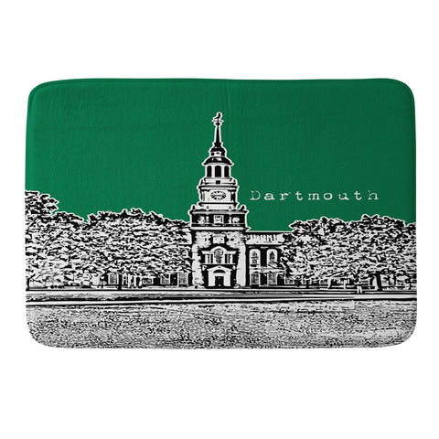 Bird Ave Dartmouth College Green Memory Foam Bath Mat