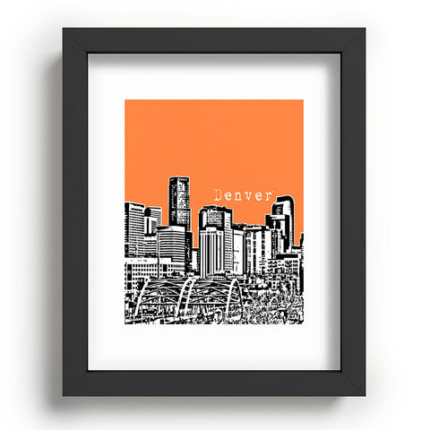 Bird Ave Denver Orange Recessed Framing Rectangle