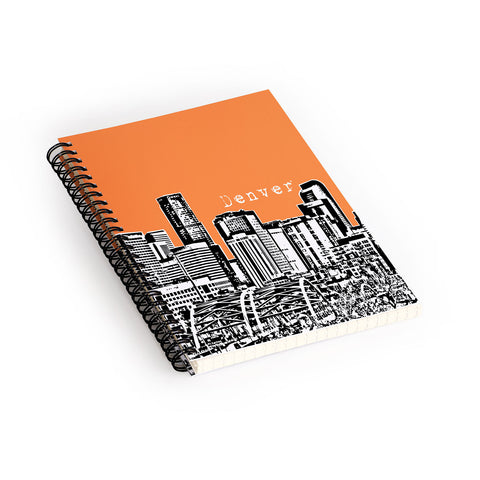 Bird Ave Denver Orange Spiral Notebook