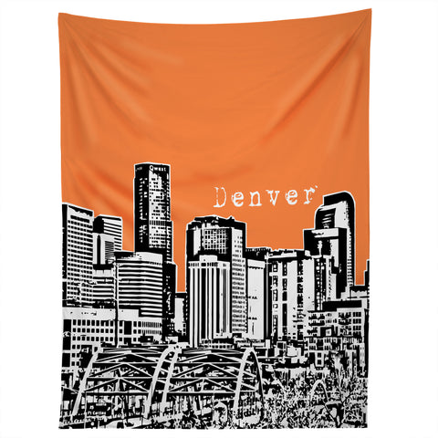 Bird Ave Denver Orange Tapestry