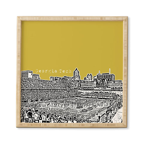 Bird Ave Georgia Tech Yellow Framed Wall Art