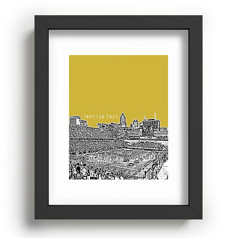 Bird Ave Georgia Tech Yellow Recessed Framing Rectangle