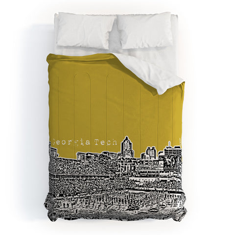 Bird Ave Georgia Tech Yellow Comforter