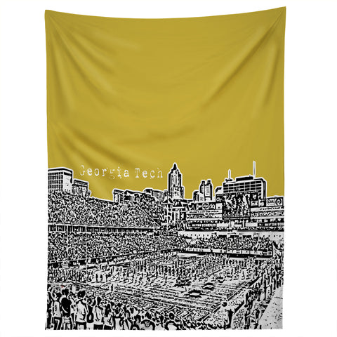 Bird Ave Georgia Tech Yellow Tapestry
