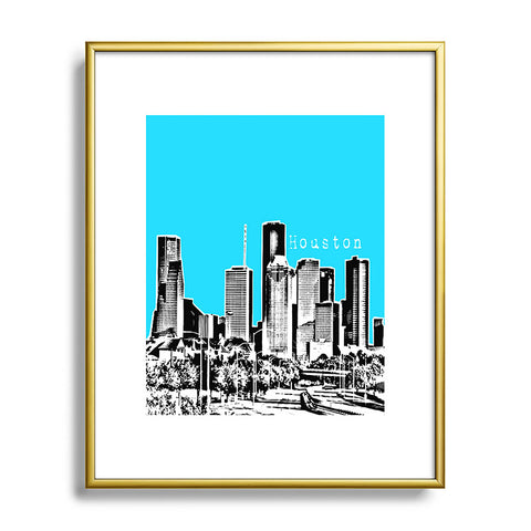 Bird Ave Houston Sky Metal Framed Art Print