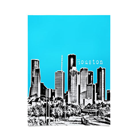 Bird Ave Houston Sky Poster