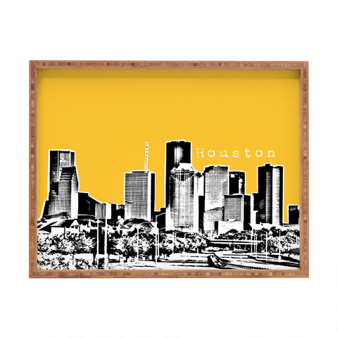 Bird Ave Houston Yellow Rectangular Tray