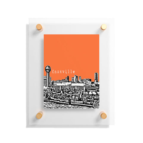 Bird Ave Knoxville Orange Floating Acrylic Print