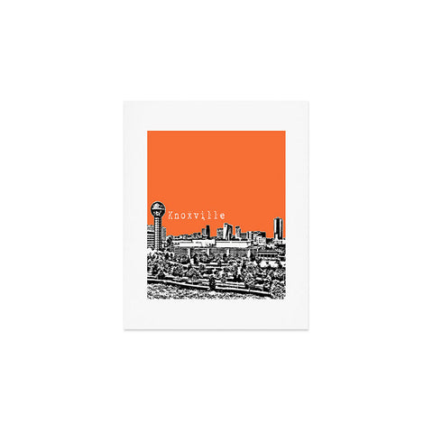 Bird Ave Knoxville Orange Art Print
