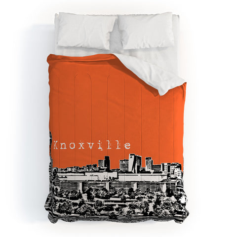 Bird Ave Knoxville Orange Comforter