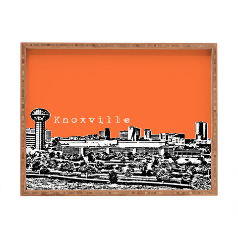 Bird Ave Knoxville Orange Rectangular Tray
