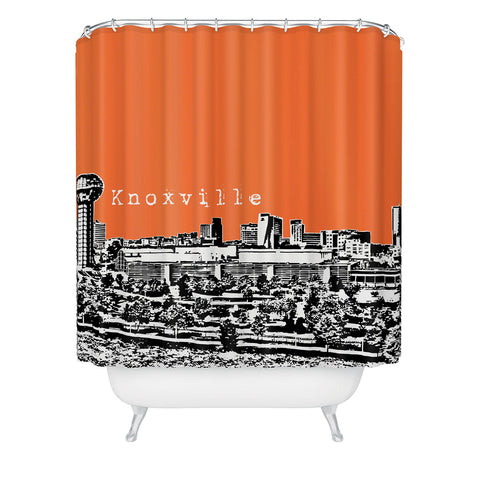 Bird Ave Knoxville Orange Shower Curtain
