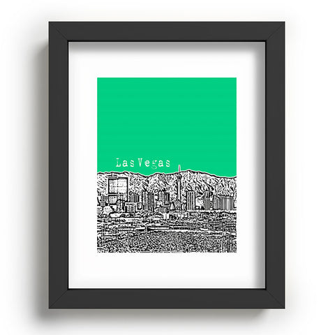 Bird Ave Las Vegas Green Recessed Framing Rectangle