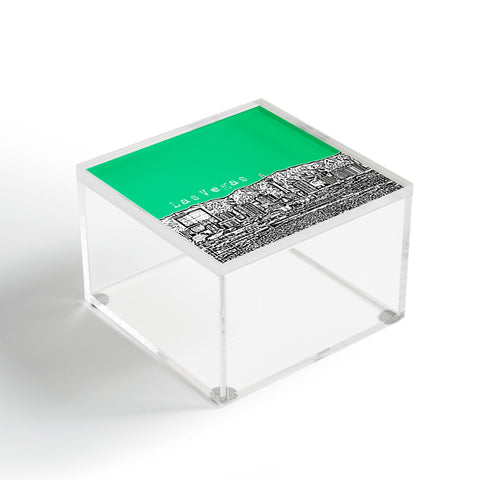 Bird Ave Las Vegas Green Acrylic Box