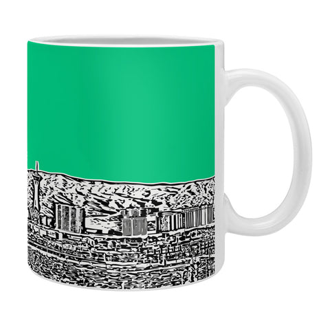 Bird Ave Las Vegas Green Coffee Mug