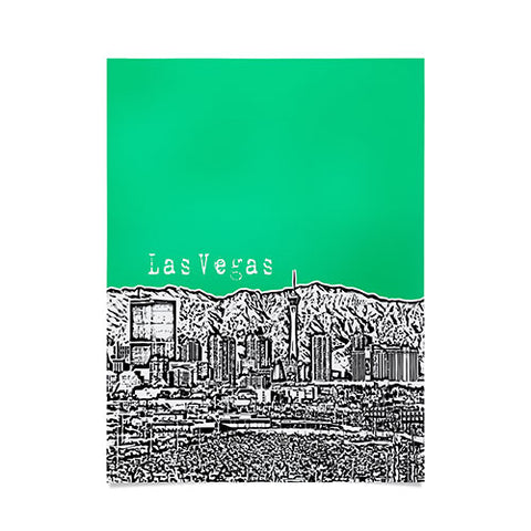 Bird Ave Las Vegas Green Poster
