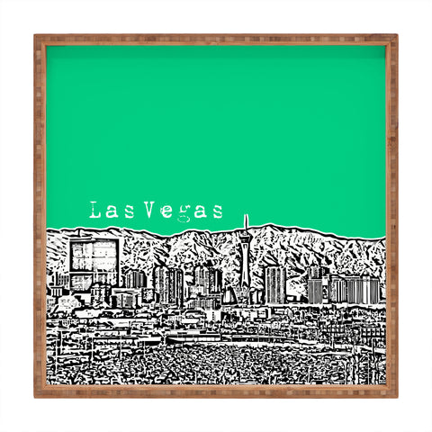 Bird Ave Las Vegas Green Square Tray