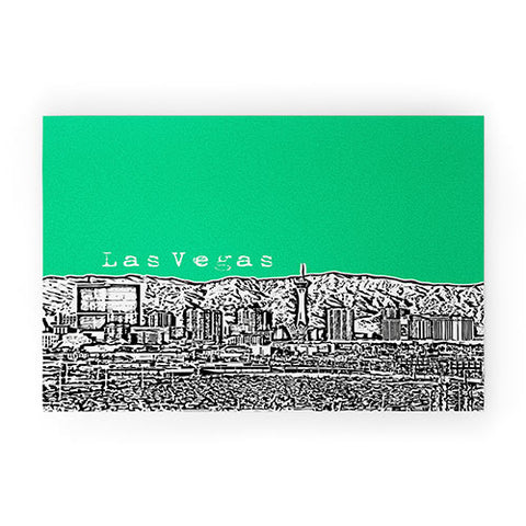 Bird Ave Las Vegas Green Welcome Mat