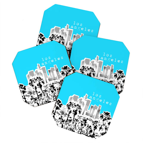 Bird Ave Los Angeles Aqua Coaster Set
