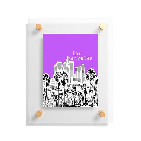 Bird Ave Los Angeles Purple Floating Acrylic Print