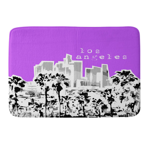 Bird Ave Los Angeles Purple Memory Foam Bath Mat