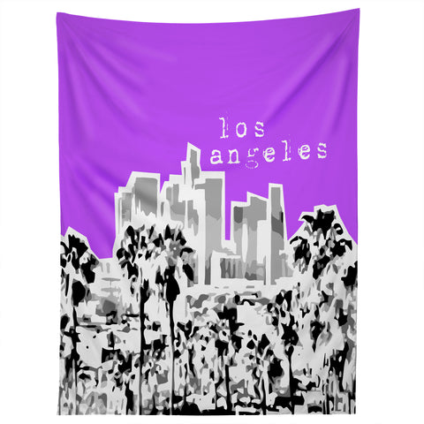 Bird Ave Los Angeles Purple Tapestry