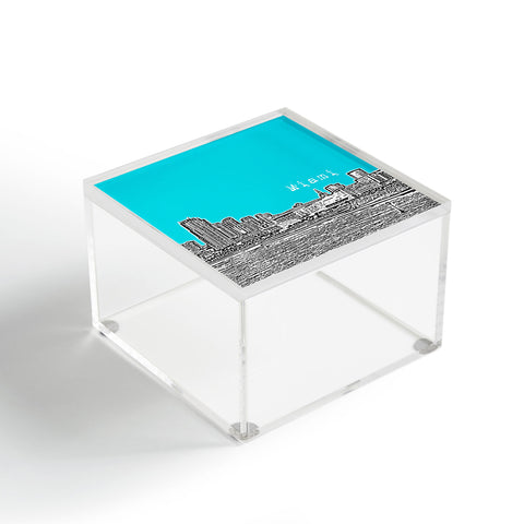 Bird Ave Miami Teal Acrylic Box