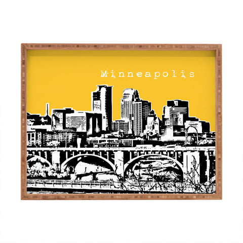Bird Ave Minneapolis Yellow Rectangular Tray