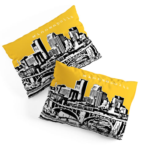 Bird Ave Minneapolis Yellow Pillow Shams