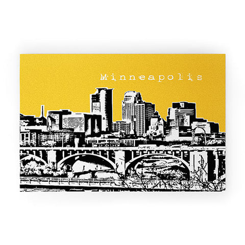 Bird Ave Minneapolis Yellow Welcome Mat