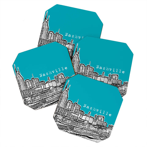 Bird Ave Nashville Waterfront Coaster Set