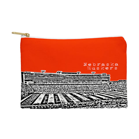 Bird Ave Nebraska Huskers Red Pouch