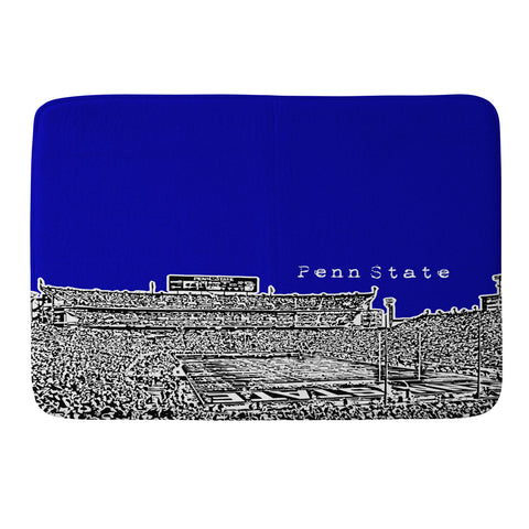Bird Ave Penn State University Navy Memory Foam Bath Mat