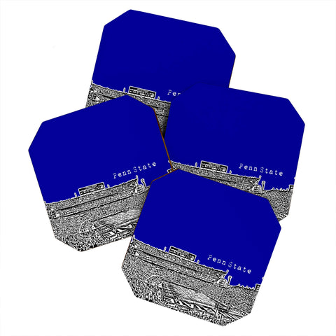 Bird Ave Penn State University Navy Coaster Set