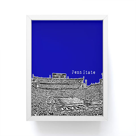 Bird Ave Penn State University Navy Framed Mini Art Print