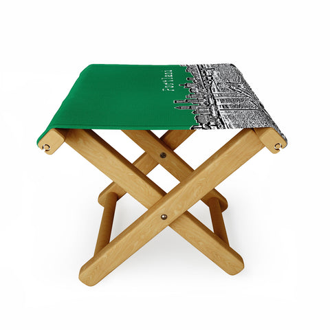 Bird Ave Portland Green Folding Stool