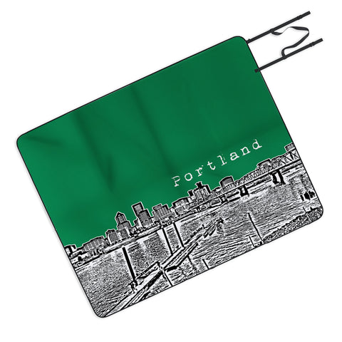 Bird Ave Portland Green Picnic Blanket