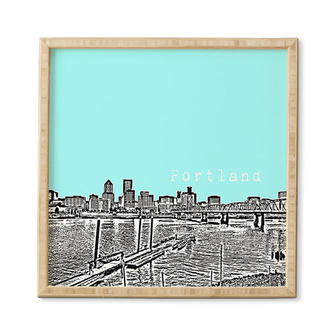 Bird Ave Portland Ice Framed Wall Art