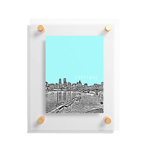 Bird Ave Portland Ice Floating Acrylic Print