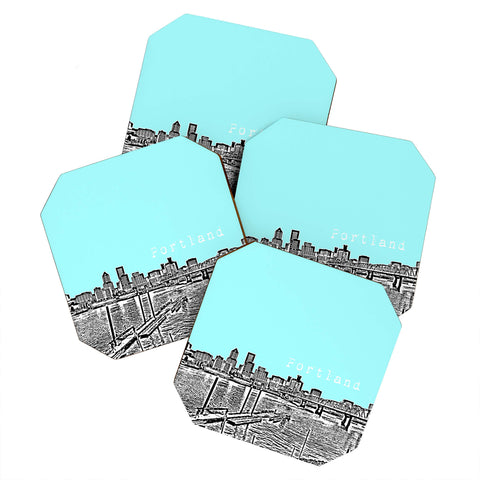 Bird Ave Portland Ice Coaster Set