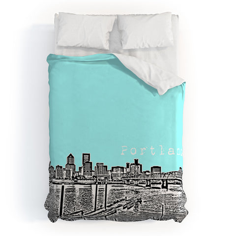 Bird Ave Portland Ice Duvet Cover
