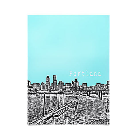 Bird Ave Portland Ice Poster