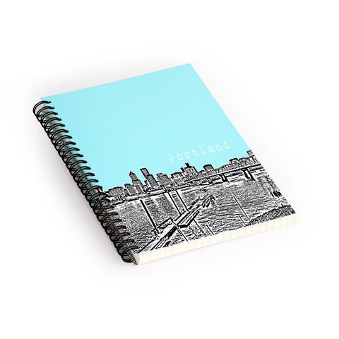 Bird Ave Portland Ice Spiral Notebook